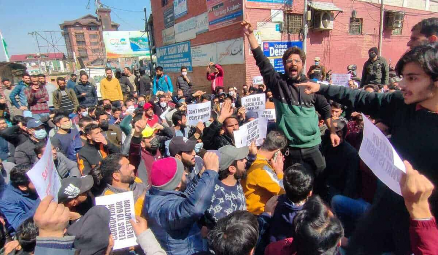 jammu and kashmir protest