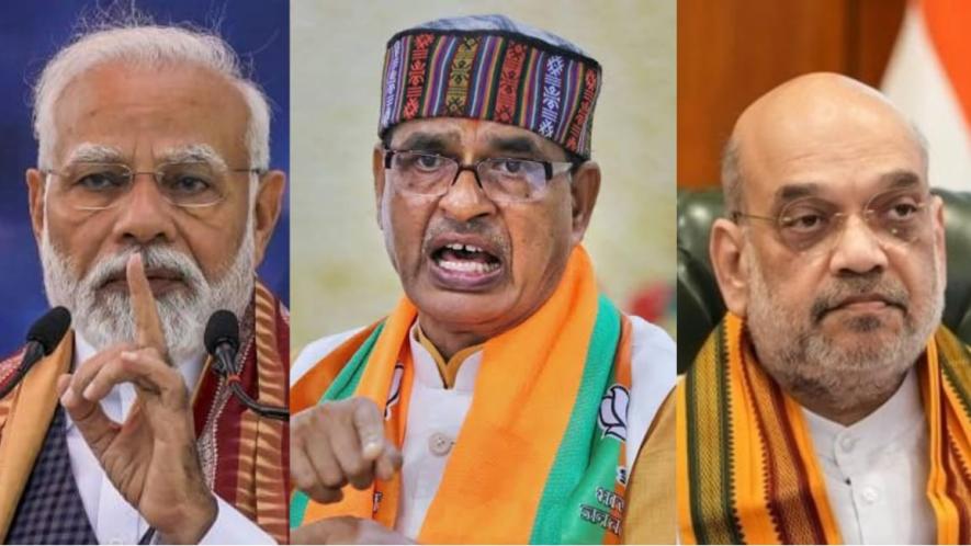 Narendra Modi, Shah, Shivraj