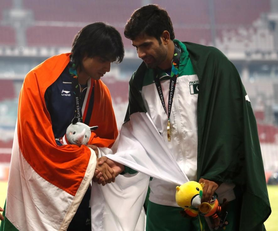 Arshad Nadeem and Neeraj chopra